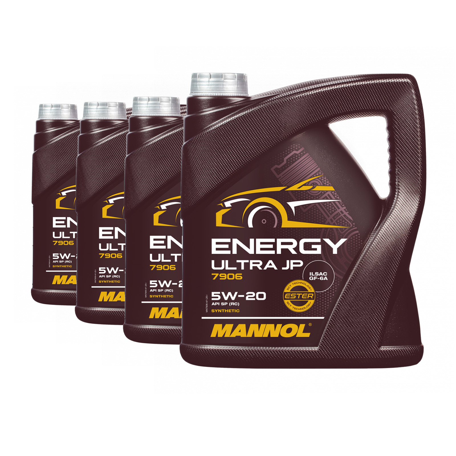 16 Liter (4x4) MANNOL Energy Ultra JP 5W-20 API SP (RC) 7906 Motoröl 16 Liter (4x4) MANNOL Energy Ultra JP 5W-20 API SP (RC) 7906 Motoröl