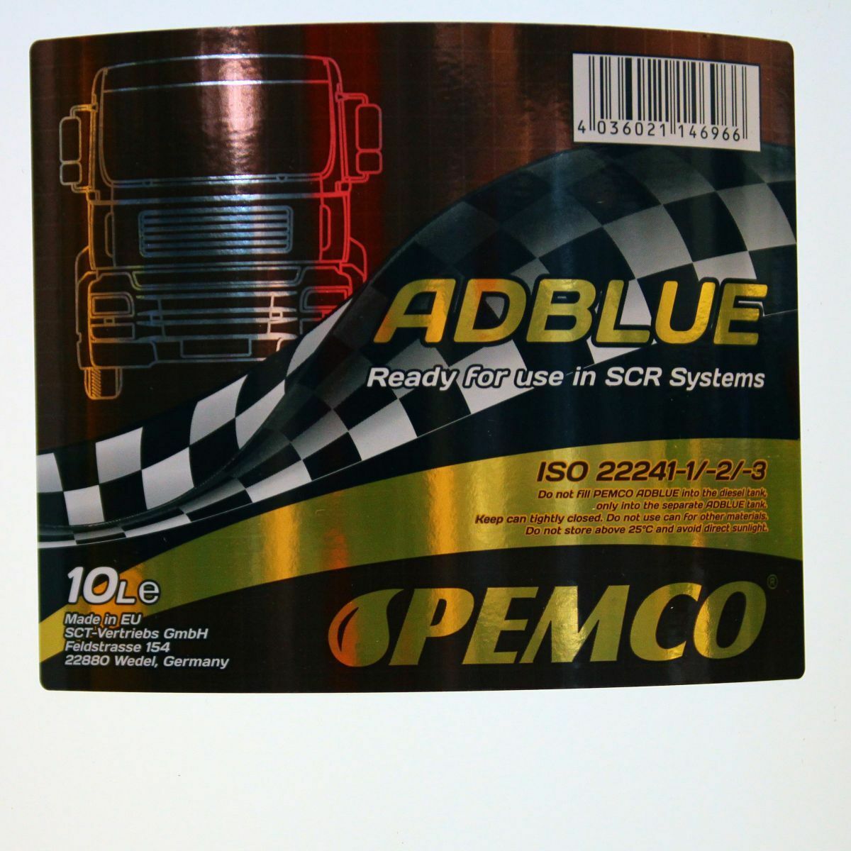 10 Liter PEMCO ready-to-use AdBlue® SCR Diesel TDI Additiv Harnstofflösung