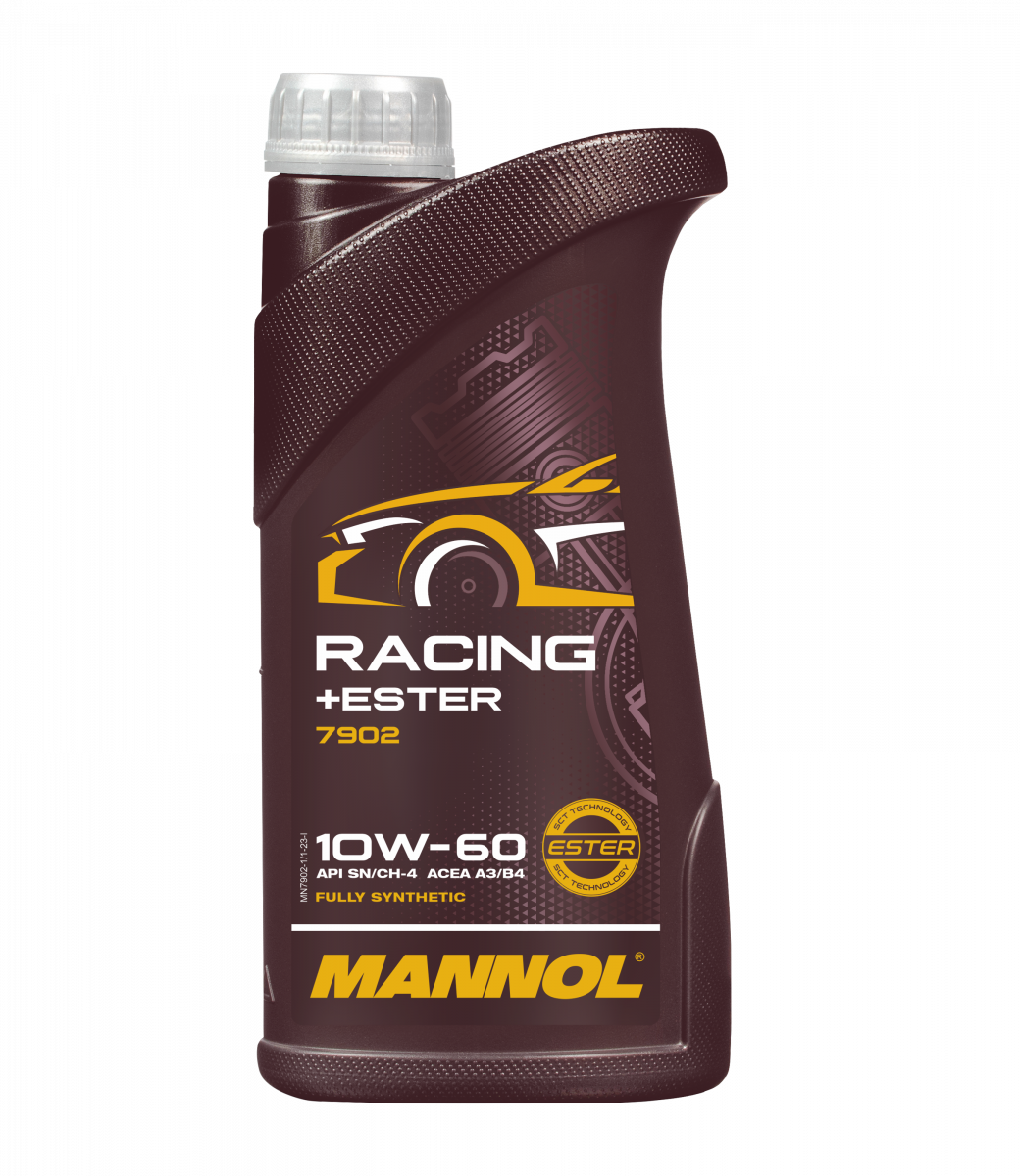 3 Liter (3x1) MANNOL Racing Ester 10W-60 API SN CH-4 Motoröl ACEA A3/B4