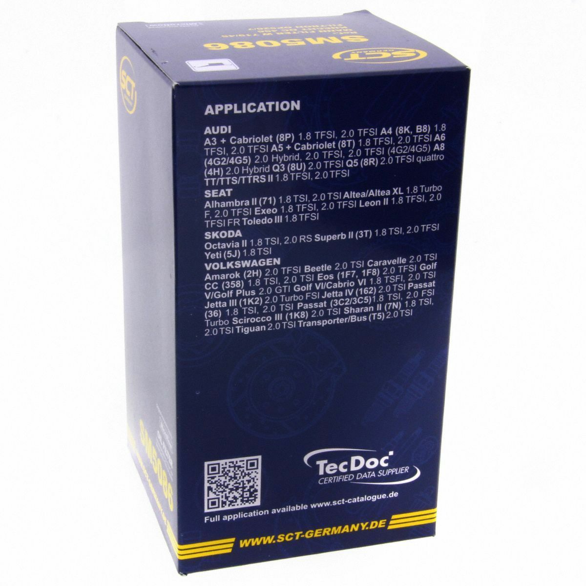 SCT Ölfilter SM5086 Filter Motorfilter Servicefilter Anschraubfilter Audi Seat Skoda VW