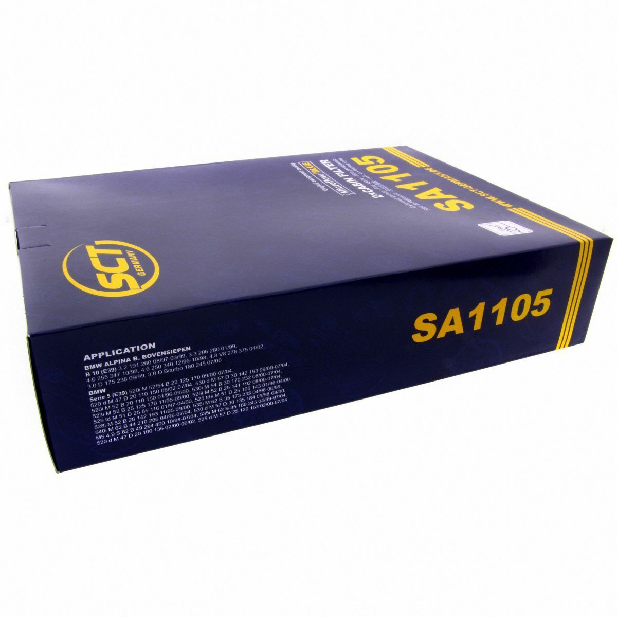 SCT Innenraumfilter Luftfilter SA 1105 Pollenfilter Luft Filter Alpina passend für BMW