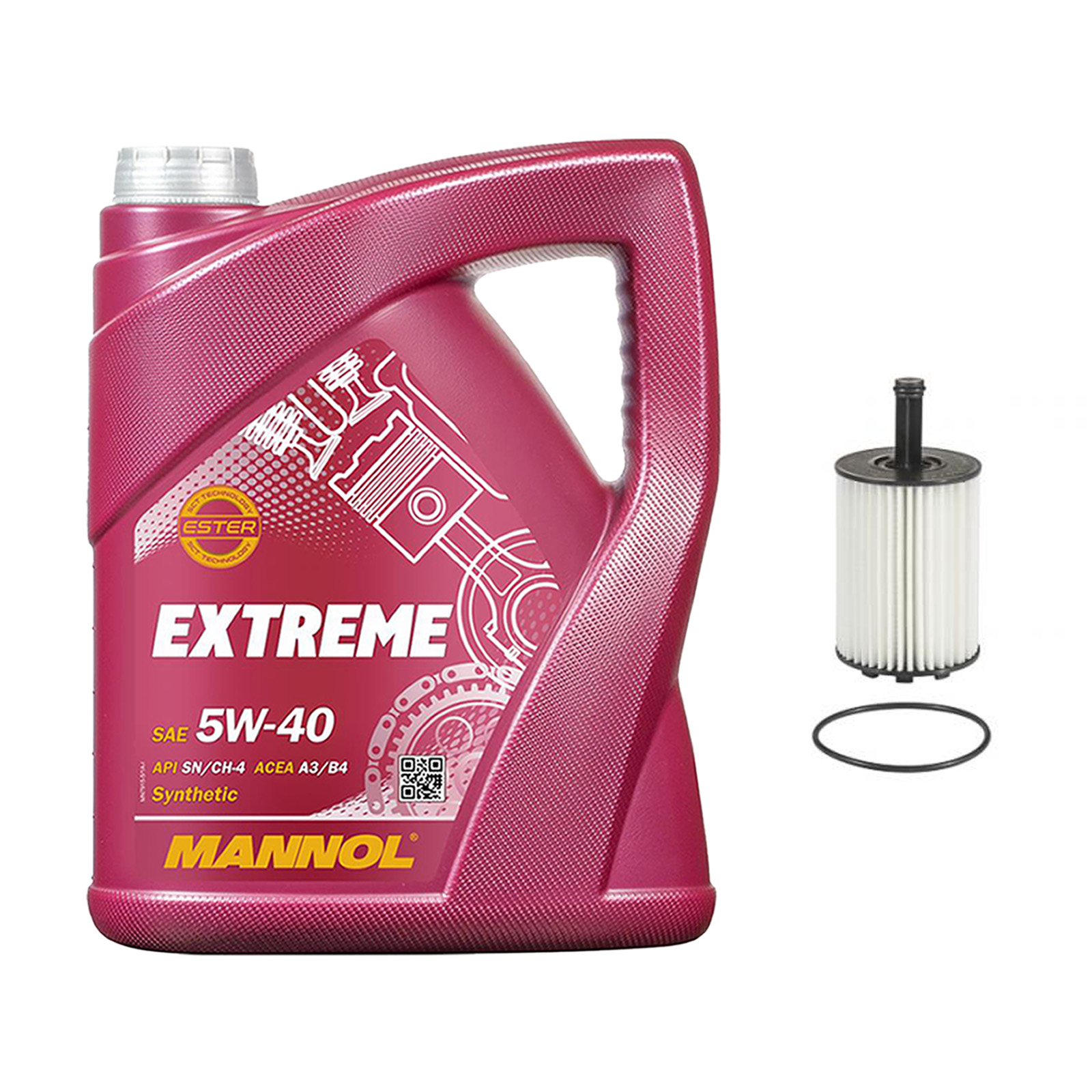 Inspektionskit MANNOL Extreme 5W-40 für Seat Toledo Ii 2.3 V5 20v Ibiza Iv 1.9