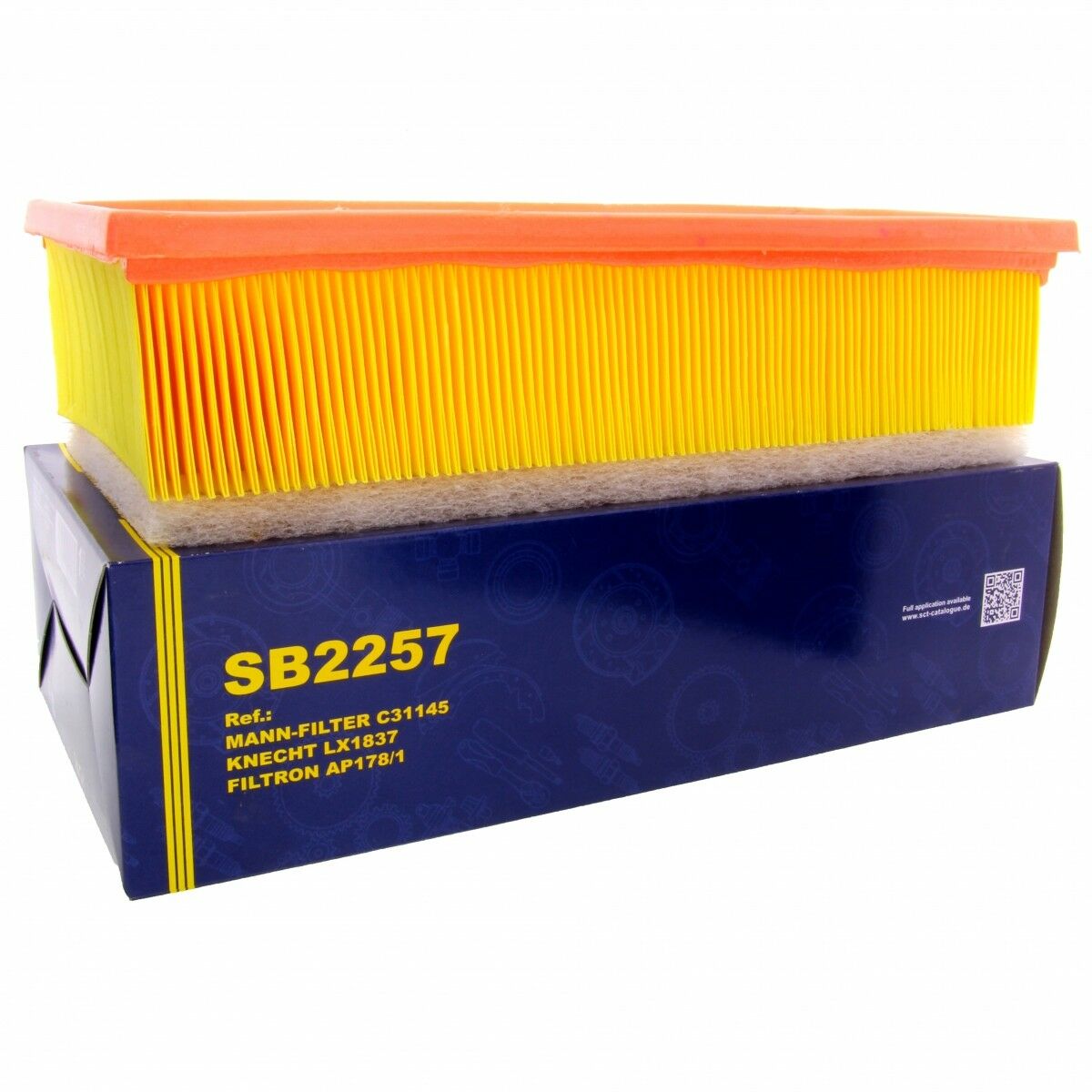 SCT Luftfilter Fahrzeugfilter SB2257 Motorfilter Servicefilter Toyota Avensis Corolla