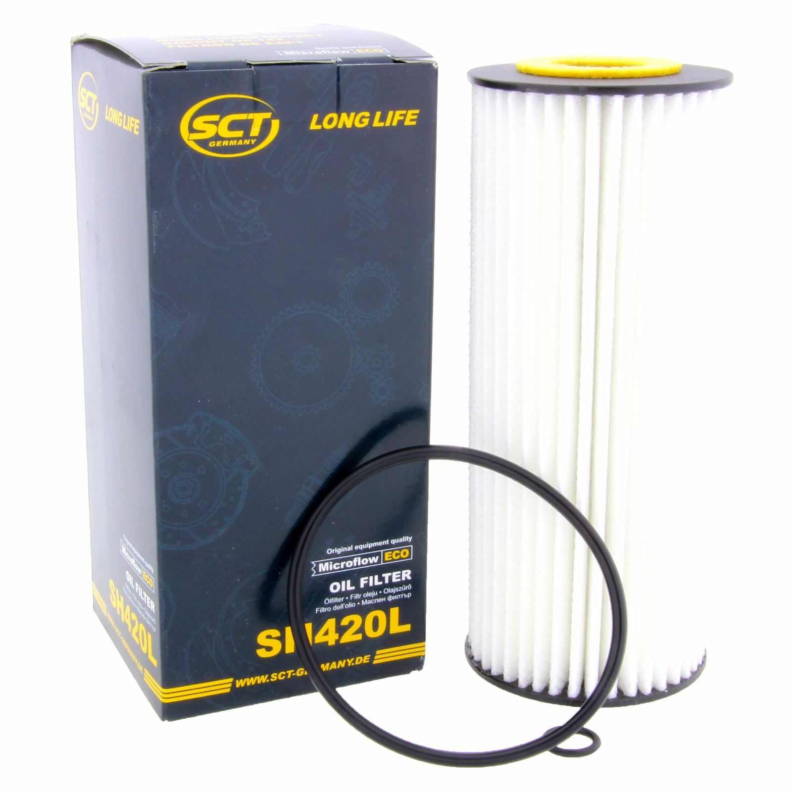 SCT Ölfilter SH420L Motorfilter Servicefilter Ersatzfilter passend für Audi Seat Skoda VW