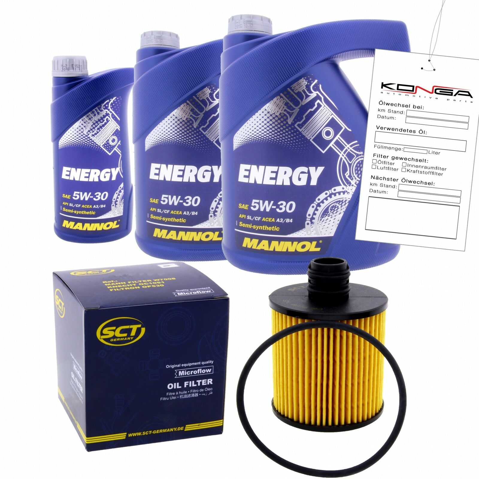 Inspektionskit MANNOL Energy 5W-30 für Mercedes-benz Sprinter 3-t 213 Cdi 3,5-t