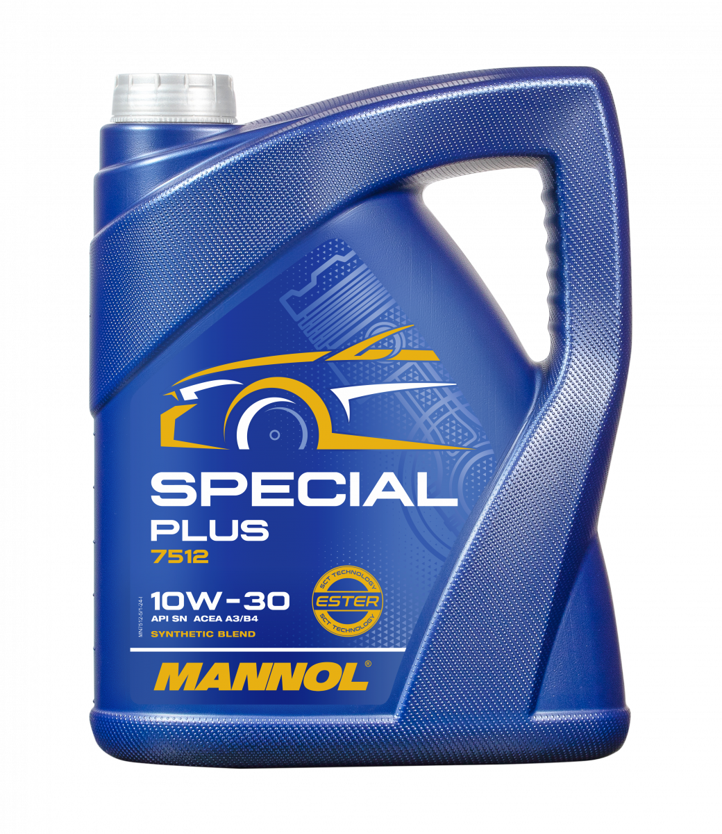 5 Liter MANNOL 7512 Special Plus Motoröl Benzin SAE 10W-30 API SN