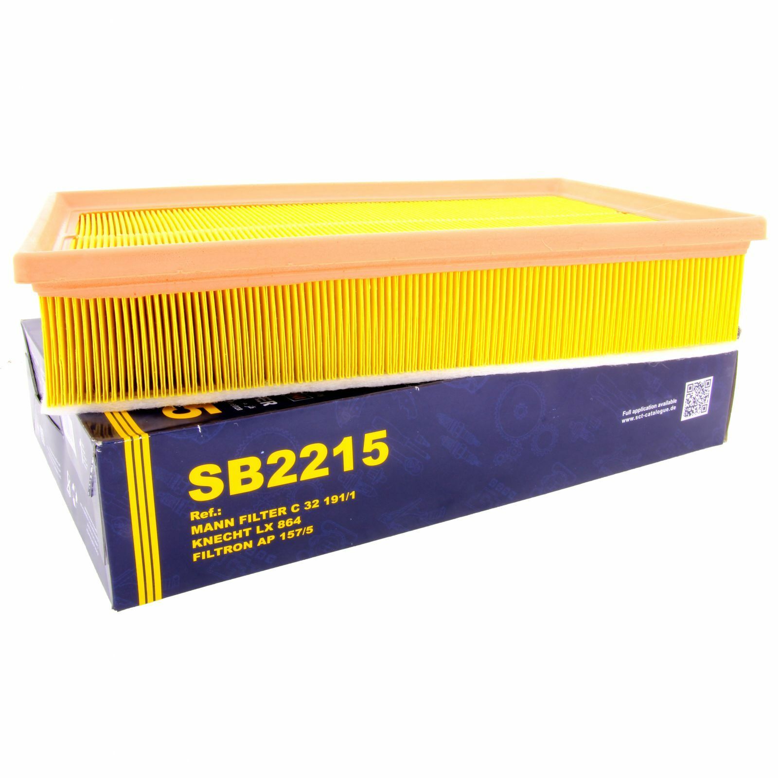 SCT Luftfilter SB2215 Motorfilter Servicefilter Ersatzfilter passend für VW Multivan VW Transporter