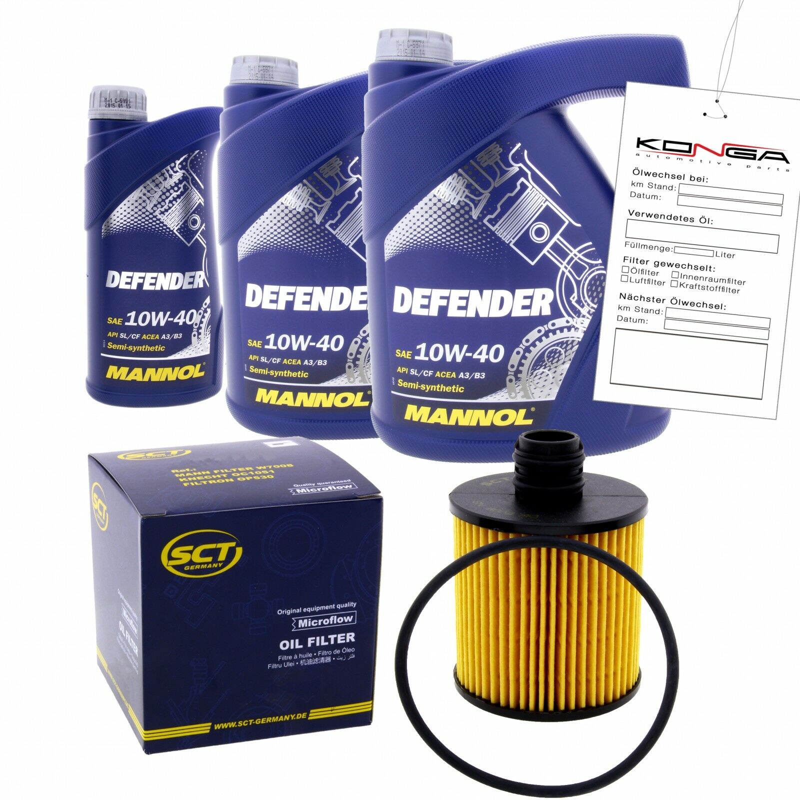 Inspektionskit MANNOL Defender 10W-40 für Mercedes-benz Sprinter 3-t 213