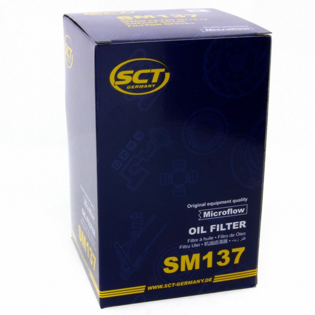 SCT Ölfilter SM137 Filter Motorfilter Servicefilter Anschraubfilter passend für Ford USA VW Ford