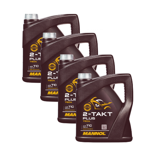 16 Liter (4x4) MANNOL 2-Takt Plus 7204 API TC JASO FD ISO L-EGD TISI Motoröl