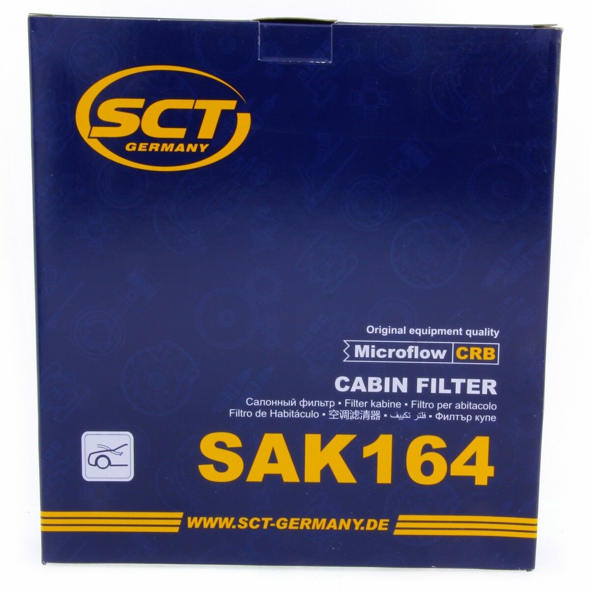 SCT Innenraumfilter Fahrzeugfilter mit Aktivkohle SAK164 Luft Filter Ford Volvo