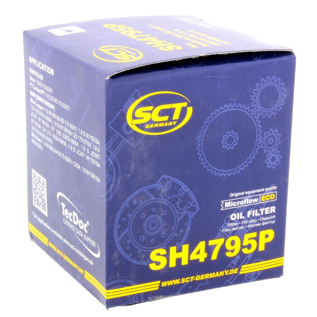SCT Ölfilter SH4795P Motorfilter Servicefilter Ersatzfilter passend für Chrysler Neon Mk II