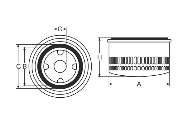 SCT Ölfilter SM167 Filter Motorfilter Servicefilter Anschraubfilter passend für Honda