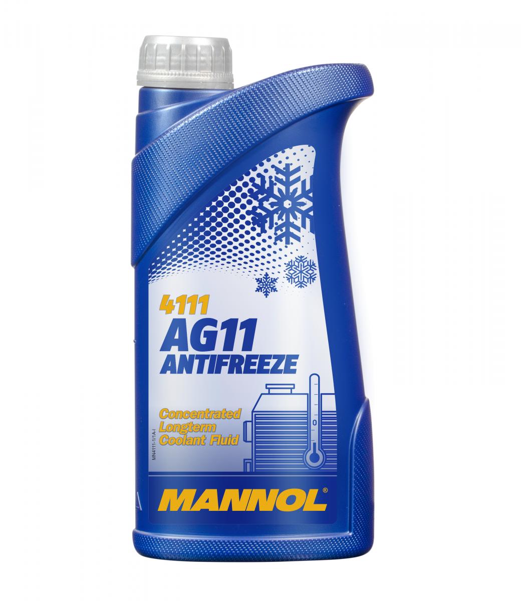 1 Liter MANNOL Longterm Antifreeze AG11 Kühlerfrostschutz Konzentrat blau