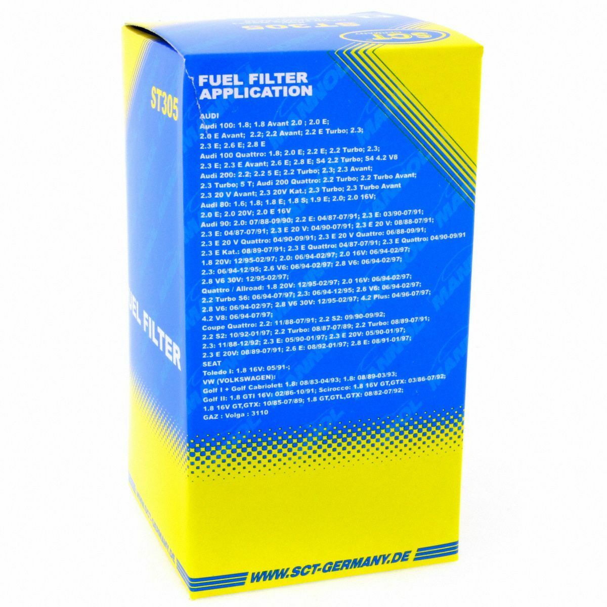 SCT Kraftstofffilter ST 305 Motorfilter Benzinfilter passend für Ford Fiat Volvo