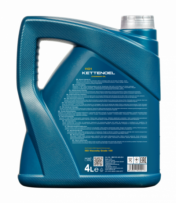 8 Liter (2x4) MANNOL Kettenoel Chain Saw Oil Kettenöl Sägekettenöl 4036021402017